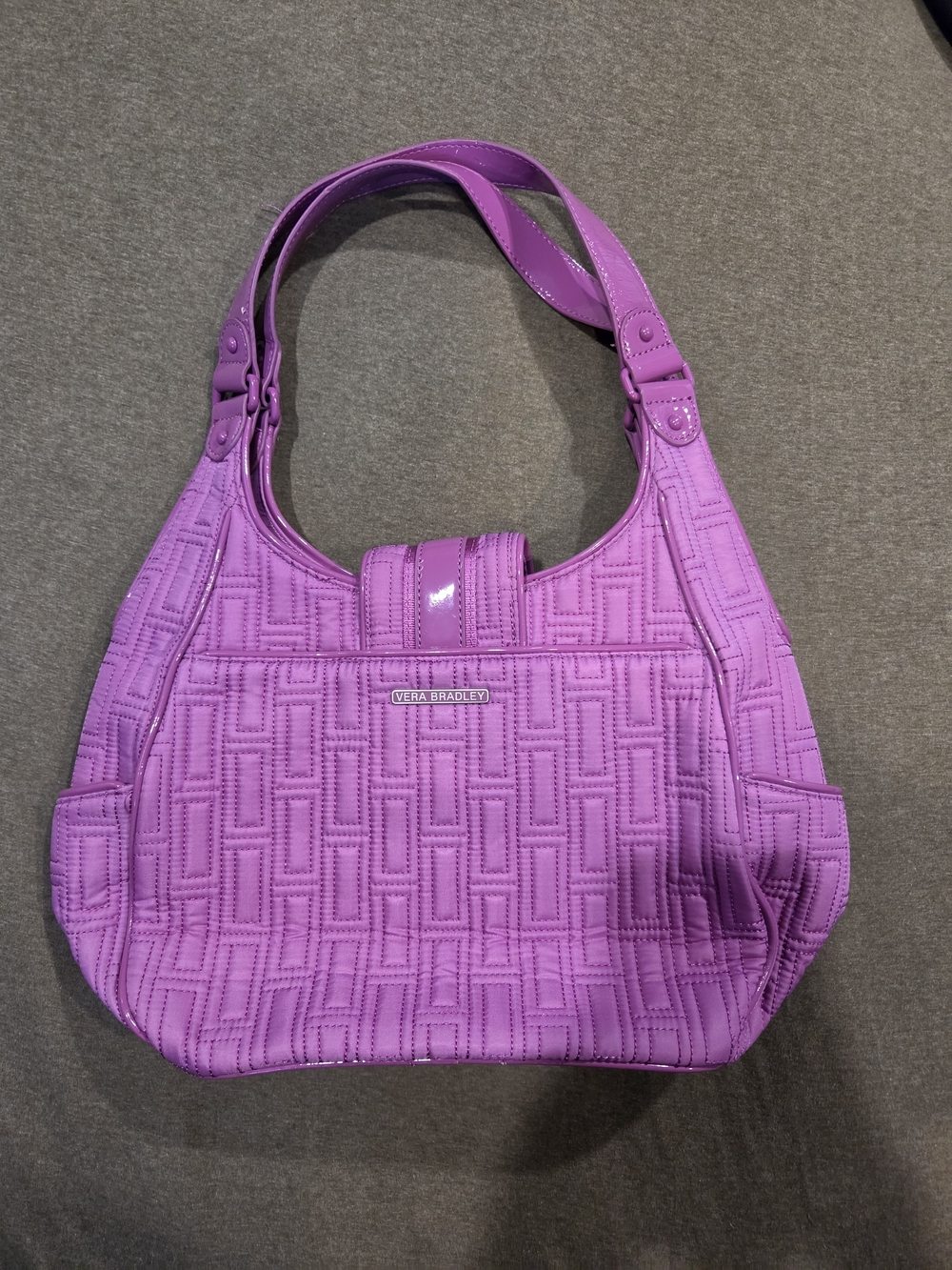 Vera Bradley Purple Quilted Shoulder Bag